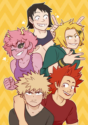 Bakusquad Friendship Art Wallpaper