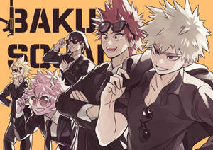 Bakusquad Friendship Graphic Art Wallpaper