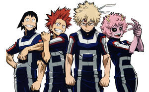 Bakusquad In Gym Uniform Wallpaper