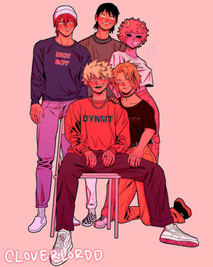 Bakusquad Pink Aesthetic Wallpaper