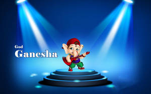 Bal Ganesh Teenage Rockstar Wallpaper