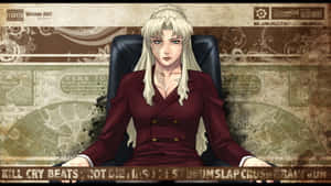 Balalaika Anime Character Business Suit Wallpaper