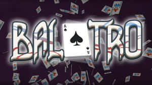 Balatro Card Game Logo Wallpaper