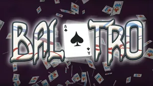 Balatro Card Game Logo Wallpaper