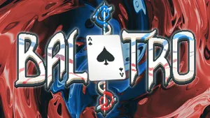 Balatro Card Game Logo Wallpaper