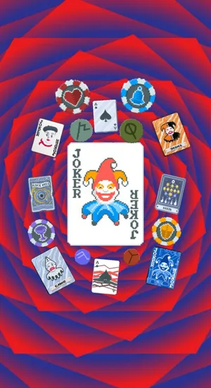 Balatro Joker Card Design Wallpaper