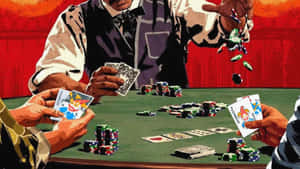 Balatro Poker Game Scene Wallpaper