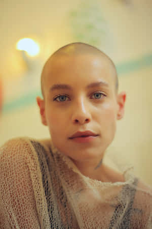 Bald Beauty Portrait Wallpaper