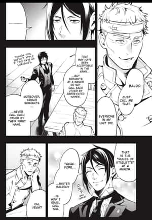 Baldroy The Butler From Kuroshitsuji Anime Series Wallpaper