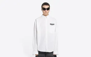 Balenciaga White Long Sleeve Shirt Wallpaper