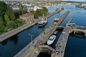 Ballard_ Locks_ Aerial_ View.jpg Wallpaper