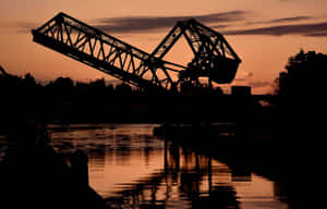 Ballard_ Locks_ Bridge_ Sunset_ Silhouette.jpg Wallpaper