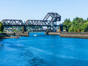 Ballard_ Locks_ Railroad_ Bridge_ Seattle Wallpaper