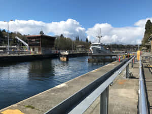 Ballard_ Locks_ Sunny_ Day Wallpaper