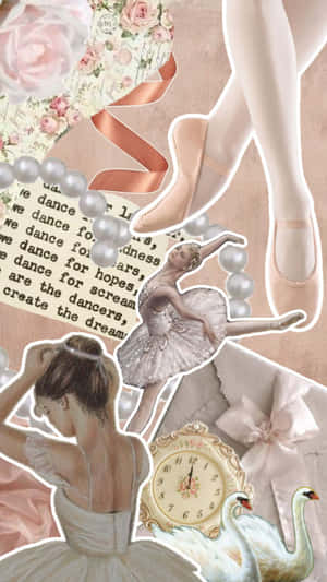 Ballet Dream Collage Aesthetic.jpg Wallpaper