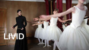 Ballet Instructorand Dancers L I V I D Wallpaper