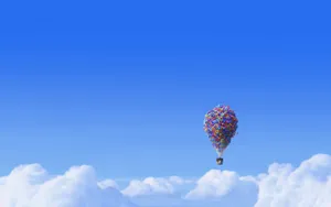 Balloon House Adventure Sky Wallpaper