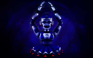 Ballora Blue Shine Hands Up Wallpaper
