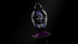 Ballora Smiling Dark Lighting Wallpaper