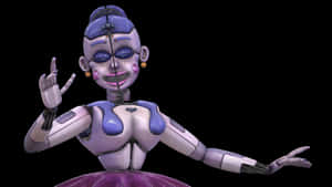 Ballora Smiling While Dancing Wallpaper