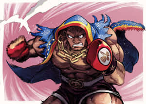 Balrog Fierce Punch Street Fighter Artwork Wallpaper