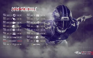 Baltimore Ravens 2019 Match Schedule Wallpaper