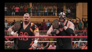 Bam Bam Bigelow And Big Van Vader Wwe Ring Wallpaper