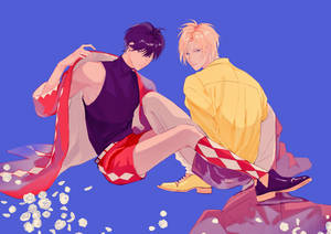 Banana Fish Ash Eiji Digital Art Wallpaper