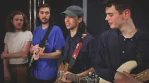 Band Session Guitarsand Bass Wallpaper