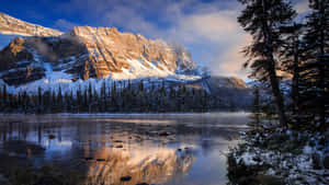 Banff National Park Freezing Cold Environment Wallpaper