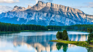 Banff National Park Mountain At The Rockies Wallpaper