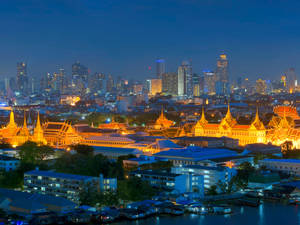 Bangkok's Royal Grand Palace Wallpaper