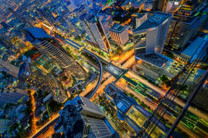 Bangkok Thailand City Lights Wallpaper