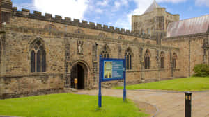 Bangor Cathedral Exterior View Wallpaper