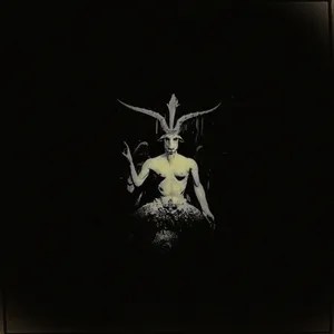 Baphomet Figure Dark Background Wallpaper