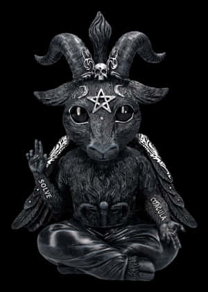 Baphomet Figurine Artistic Representation.jpg Wallpaper