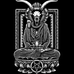 Baphomet Meditation Art Wallpaper
