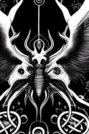 Baphomet Symbolic Artwork Wallpaper