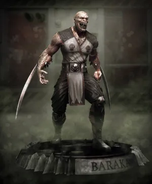 Baraka, The Relentless Tarkatan Warrior From Mortal Kombat Wallpaper