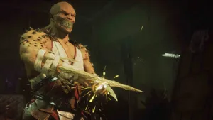 Baraka Unleashing Rage In Mortal Kombat Wallpaper