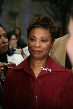 Barbara Lee Expresses Support With Obama Pin Wallpaper