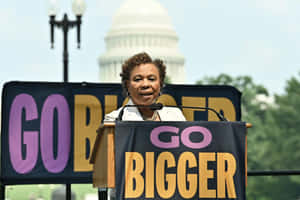 Barbara Lee Go Bigger Wallpaper