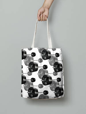 Barbell Canvas Bag Wallpaper