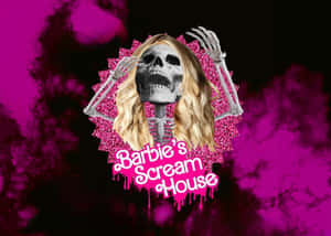 Barbies Scream House Skeleton Wallpaper