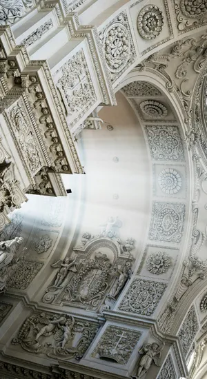 Baroque Architectural Details Wallpaper