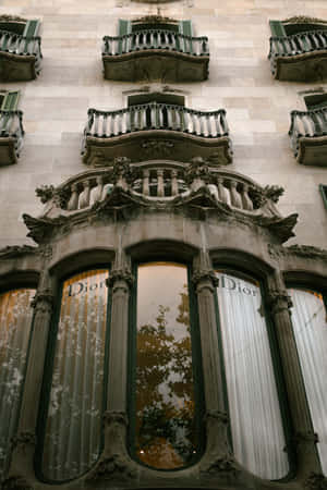 Baroque Architecture Dior Storefront Wallpaper