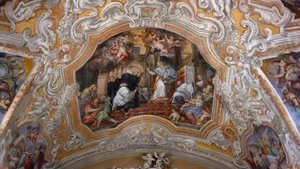 Baroque Ceiling Fresco Wallpaper