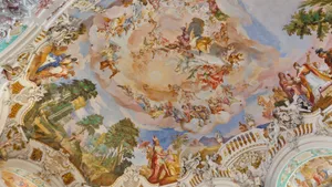 Baroque Ceiling Fresco Wallpaper