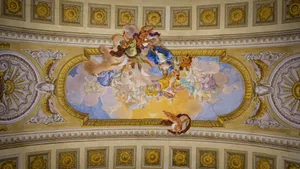 Baroque Ceiling Fresco Wallpaper