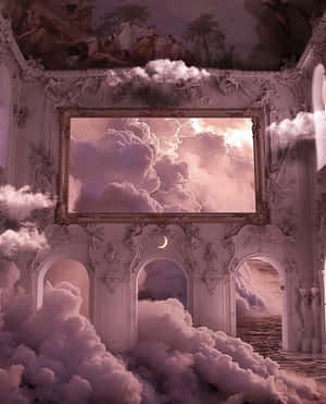 Baroque_ Cloudscape_ Fantasy_ Hall.jpg Wallpaper